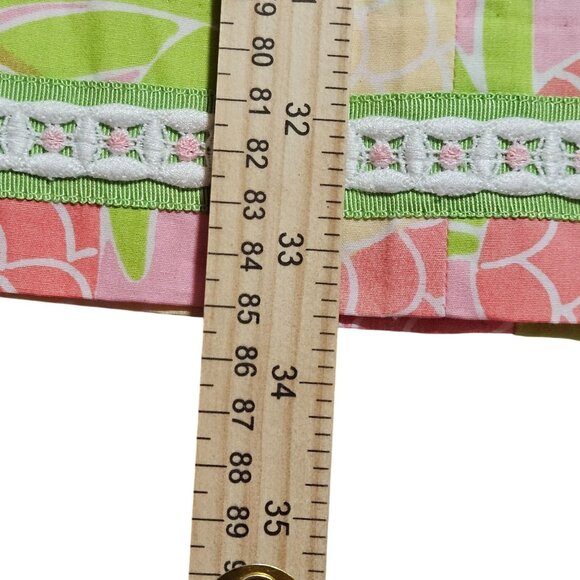 Lilly Pulitzer Strapless Pink & Green Pineapple Print Dress Spring Pastel Preppy - Picture 12 of 15